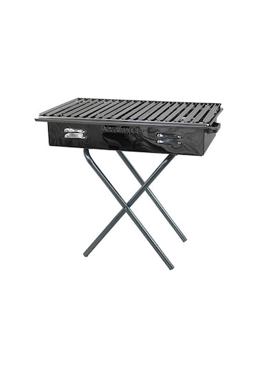 Aktürkler Paslanmaz Oluklu Küçük Seyyar Ayaklı Kömür Mangalı