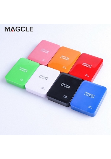 Powerbank 4x Aa Pil Acil Usb Güç Bankası Şarj Cihazı Telefon İçin Taşınabilir Şarj Cihazı + 2a Kablo