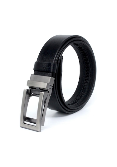 Manda Derisi Otomatik Tokalı Deliksiz Erkek Kemeri - Otomatik Kemer Çokrenkli