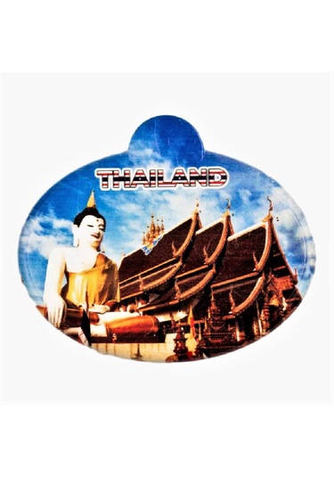 Tayland Buda Temalı Oval Magnet