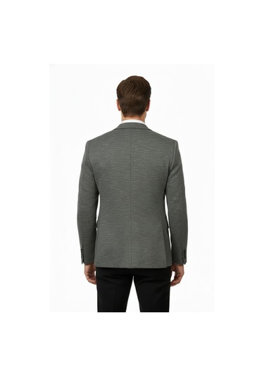 Erkek Tek Spor Ceket Çift Yırtmaçlı Bgl-st04981 Haki