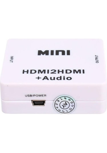 Sirius Hdmı To Hdmi + 3,5 Mm. Dijital Ses Ayırıcı Çevirici Dönüştürücü