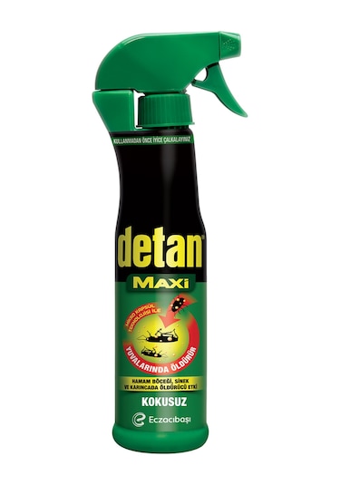 Detan Maxi Hamam Böceği Karınca Sivrisinek İlacı 250 Ml