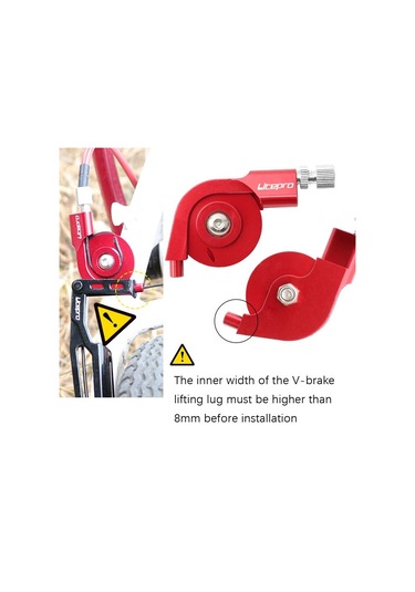 Litepro Bisiklet V-fren Strok Dönüştürücüsü Siyah Siyah