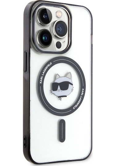 Apple Uyumlu iPhone 8 Kılıf Karl Lagerfeld Transparan Choupette Dizayn Kapak
