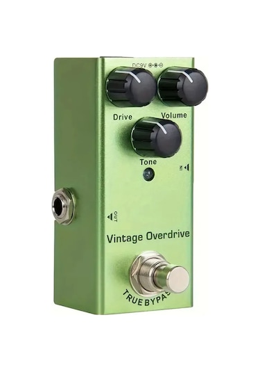Suofeng Klasik Tüp Ampli Sesi Veren Vintage Overdrive Gitar Efekt Pedalı - Jdf-01