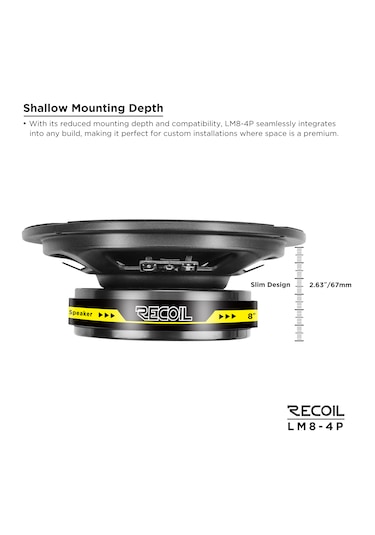 Recoil Lm8-4p 20cm Midrange 320w