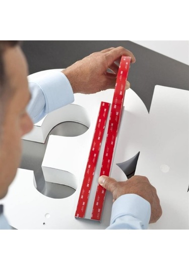 3m Vhb 4910f Çift Taraflı Bant, Şeffaf 19mm X 3m