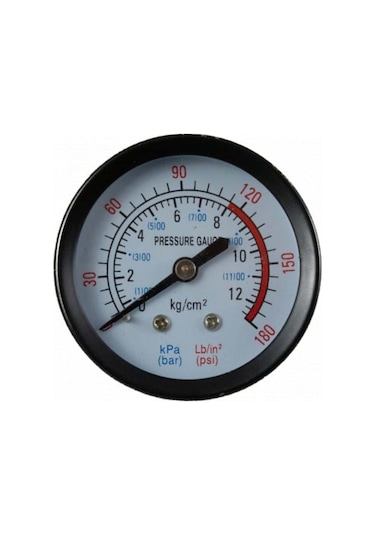 Pg-p40 Kompresör Manometre 12 Bar, Çap: 42 Mm