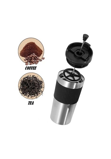 Jialan Taşınabilir Kahve Makinesi, Fransız Basın, Çift Cidarlı Sa