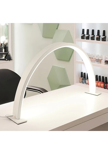 Fastbuy Dream011 Pembe Yılanaşık Tasarım Manikür Pedikür Lambası, Gölge Bırakmayan, Masaüstü, Pembe Ay Aydınlatma Pembe