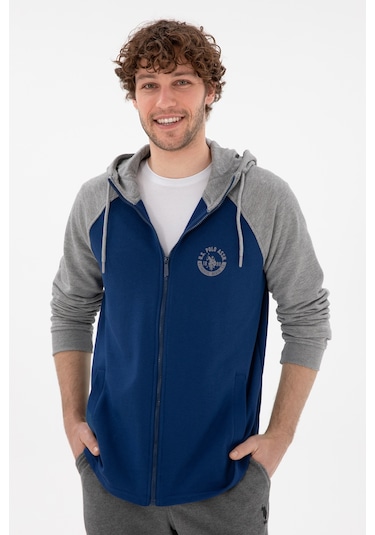 U.s. Polo Assn. Erkek İndigo Hırka Örme 50293396-vr028 İndigo