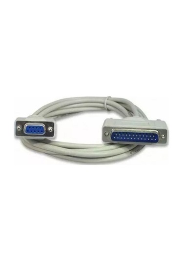25 Pin 9 Pin Kablo Dişi 9 Pin Erkek 25 Pin Kablo 1.8 Metre