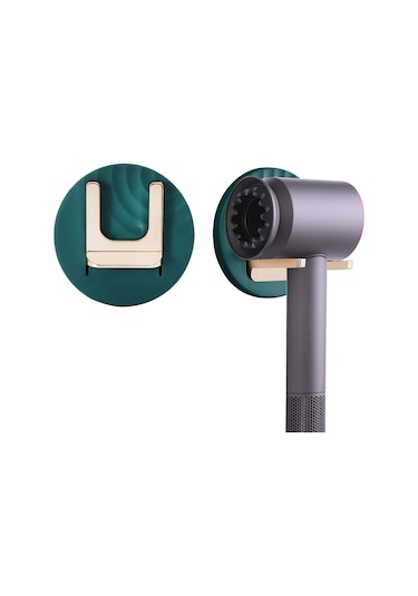 Moveevo Saç Kurutma Makinesi Tutucusu Yapışkanlı Saç Kurutma Makinesi Tutucusu Duvara Monte Saç Kurutma Makinesi Tutucusu Yeşil