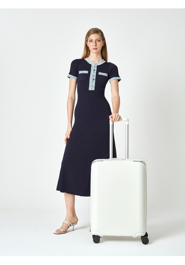 Pierre Cardin Unisex Orta Boy Valiz 04pc7090 Beyaz