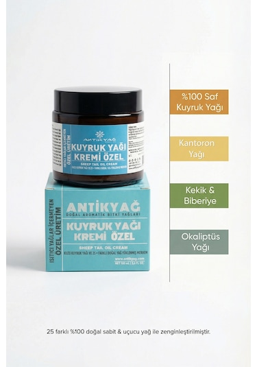 Antikyağ Kuyruk Yağı Kremi Özel 100 ML
