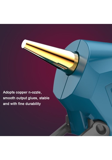 Fosenze Kablosuz Şarjlı Sıcak Yapıştırıcı Tabancası - 15sn Hızlı Isınma, 150 C, 10 Yapıştırıcı Çubuklu