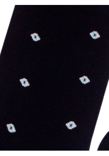 Babushka Basılı Siyah Çoraplar Kutuda 111157385 Siyah