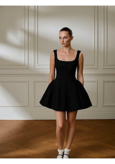 Prenses Elbise Siyah