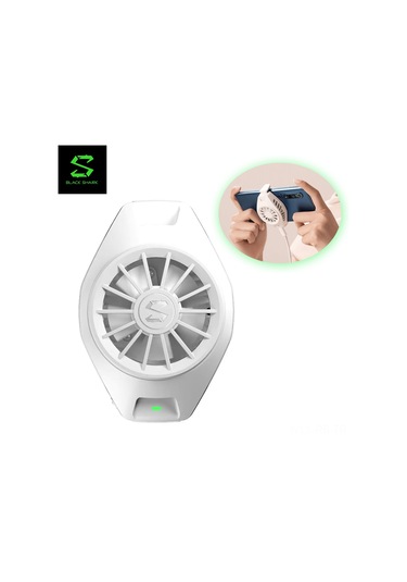 Reedark Xiaomi Black Shark Beyaz Telefon Soğutucu Klipsi - 67-88mm Uyumlu, 30db Düşük Gürültü, Type-c Arayüzlü Mini Radyatör