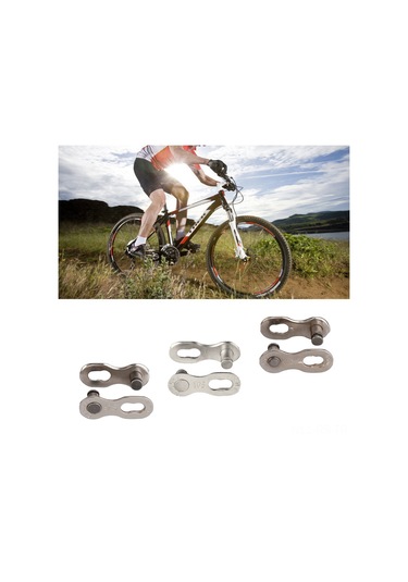 Reedark Bisiklet Zinciri Bağlantı Kolu - 6-10 Vites Uyumlu, Dayanıklı Paslanmaz Çelik, Kolay Montaj, Bisiklet Ekipmanı 1 Çift