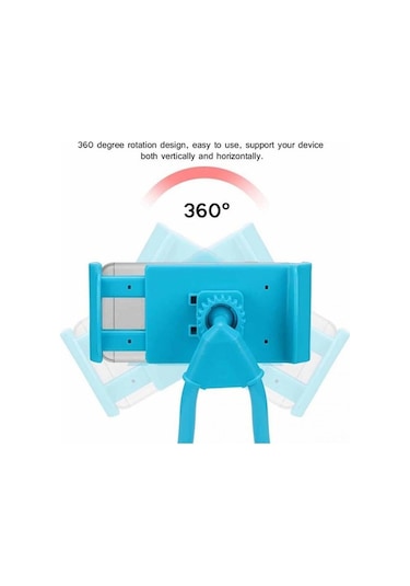 Sandwich 360 Dönümlü, Kolay Açılır, Uyumlu Plastik Telefon Standı