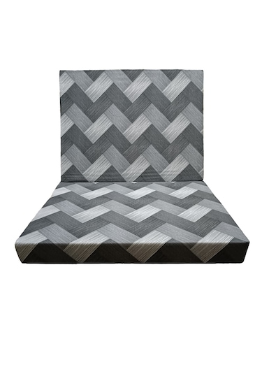 Katlanır Yer Yatağı Tek Kişilik Sünger Katlanır Yatak 80x180 Cm 8 Cm Gri Kalın Sünger Gri Gri