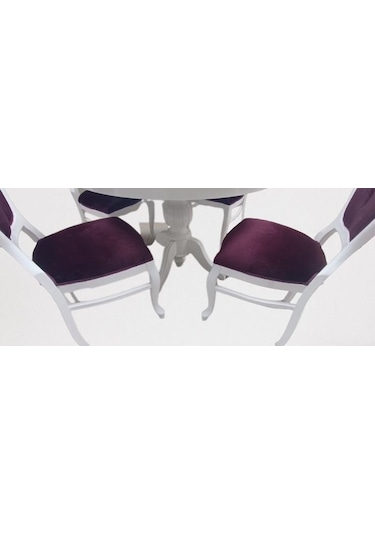Masa Sandalye Takımı Ihlamur Baba Ayak Model Mdf Tabla 100 Cm Açıl El Yapımı