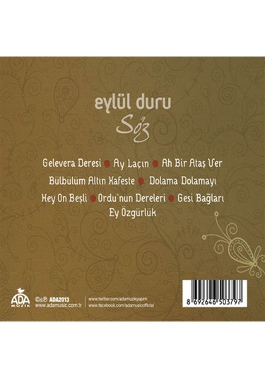 Eylül Duru - Söz Cd