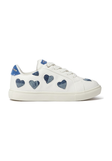 Kurt Geiger Çocuklar Için Sevimli Deri Spor Ayakkabılar Off White