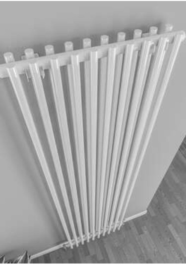 Warma Focha Dikey Çelik Radyatör 510x1800 Pütürlü Beyaz Ral 9016