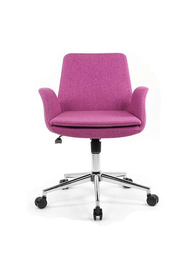 Kaya Ofis Mobilya Carrer Çalışma Koltuğu Ofis Sandalyesi Pembe