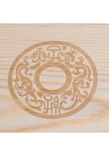 Gajeena 50 Parçalık Nem Geçirmez Çam Ağacı Madalya Ve Para Saklama Kutusu - Antika Kilitli Diğer