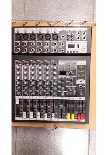Biema Mx-08T 6 Kanal Profesyonel Efektli Deck Mixer