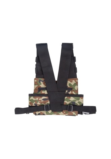 Pazly Yinitone Kullanışlı Intercom Göğüs Çantası - Hafif Ve Yumuşak Naylon, Siyah/kahverengi/mavi/yeşil Kahverengi