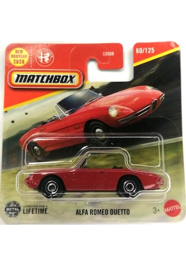 Matchbox Alfa Romeo Duetto Resimdeki Renk