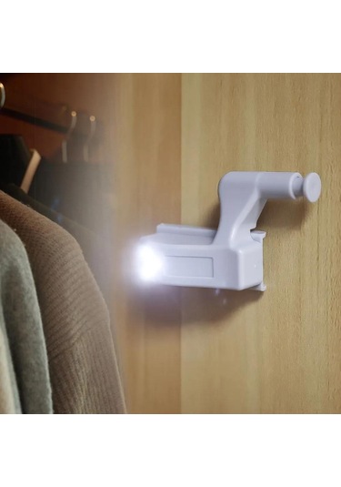 Dofolink Perde Mekanikli Dolap Led Dokunmatik Işık - Beyaz Işık, Pil İle Çalışır Pil Dahil Değil