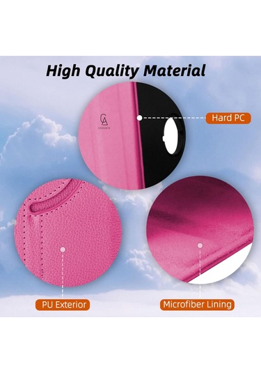 Lenovo Tab M11 Tb-330fu Uyumlu Kılıf Dönebilen Standlı Tablet Kılıfı + Ekran Koruyucu + Kalem