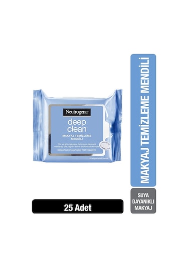 Neutrogena Deep Clean Makyaj Temizleme Mendili 25'li