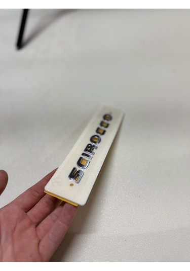 Volkswagen Scirocco Krom Bagaj Yazısı Logosu Arması 3m 3d Abs