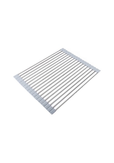 Sones Katlanır Su Filtreleri Mutfak Rafı Lavabo Kase Çubuk Filtreler, Stil: Paslanmaz Çelik 42x33cm Diğer