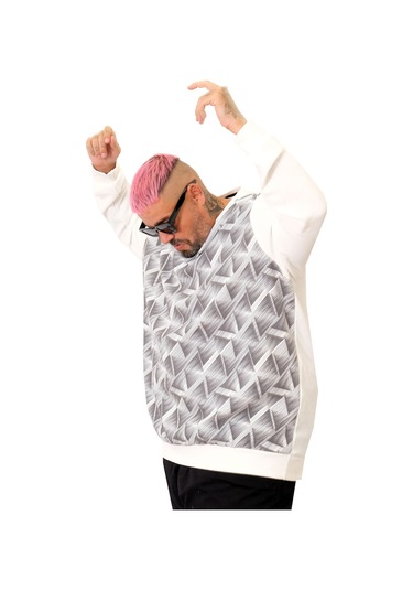 Mode Xl Erkek Bisiklet Sweatshirt Selanik U25819 Bej