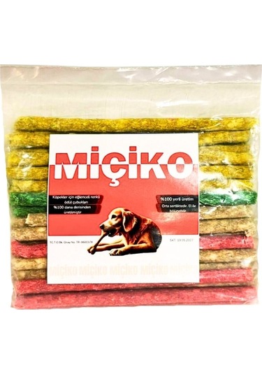 Munchy Renkli Çubuk Köpek Ödülü 14 Cm 100 Gram