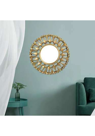 Suntek Magideal İskandinav Duvar Aynası Altın Çerçeve Koridor D
