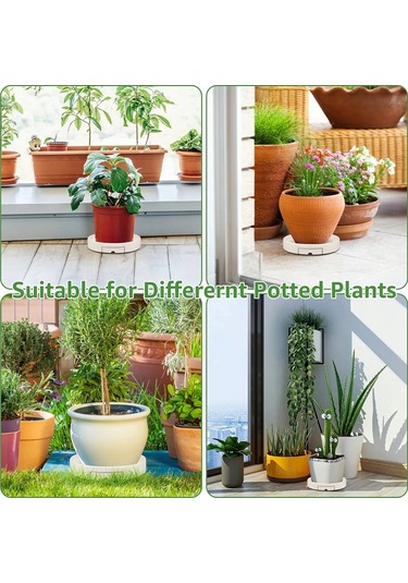 Taşınabilir Bitki Tutucu Yuvarlak Tekerlekli Bitki Tepsisi Gizli Tekerlekli Bitki Tutucu Evrensel Ağır Hizmet Tipi Saksı Tutucu B