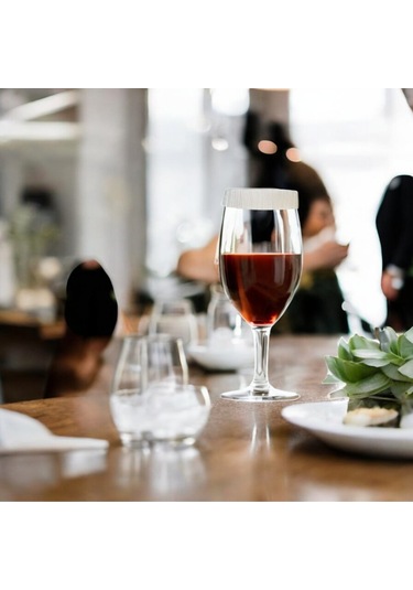 Şarap Bardak Kapağı Baskısız 80 Mm 100 Adet