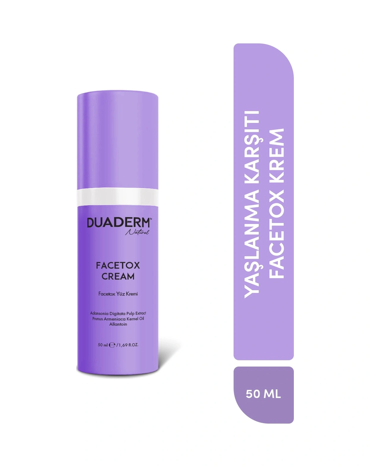 Duaderm Yaşlanma Karşıtı Ve Nemlendirici Facetox Krem 50 ML