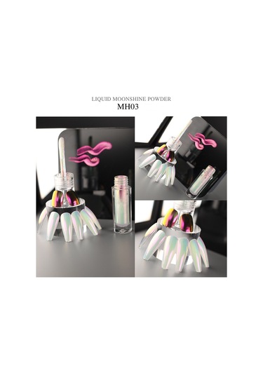 Yifomall Parlak Sıvı Aynı Tozu - Işıltılı Ve Kolay Uygulanır Mh-03