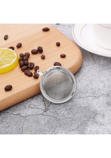Xiyyadms 304 Paslanmaz Çelik Çay Ve Kahve Filtresi - 4 Farklı Boyutlu Küresel Demleme Topu Diğer