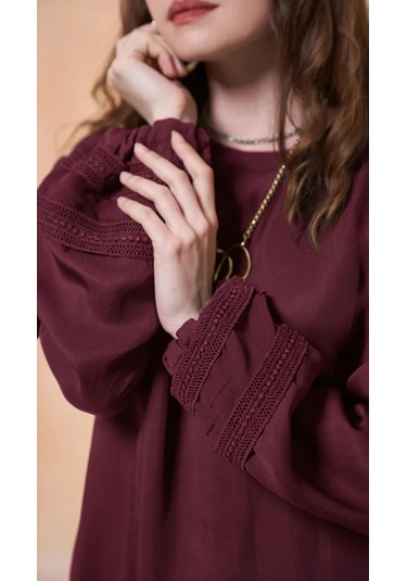 Misswhence Etekli Takım 39010 Bordo